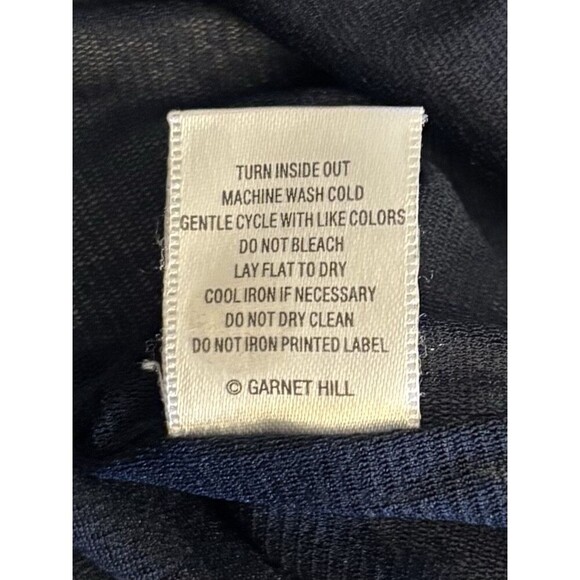 GARNET HILL Pullover Tencel Dress Size Medium Pockets Stretch Sleeveless Casual - Picture 9 of 13